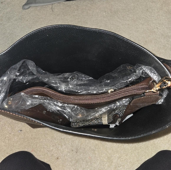 Imotion Faux Leather Reversible Bag-in-bag NEW - Picture 6 of 16